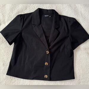 Nasty Gal Black top, size 10